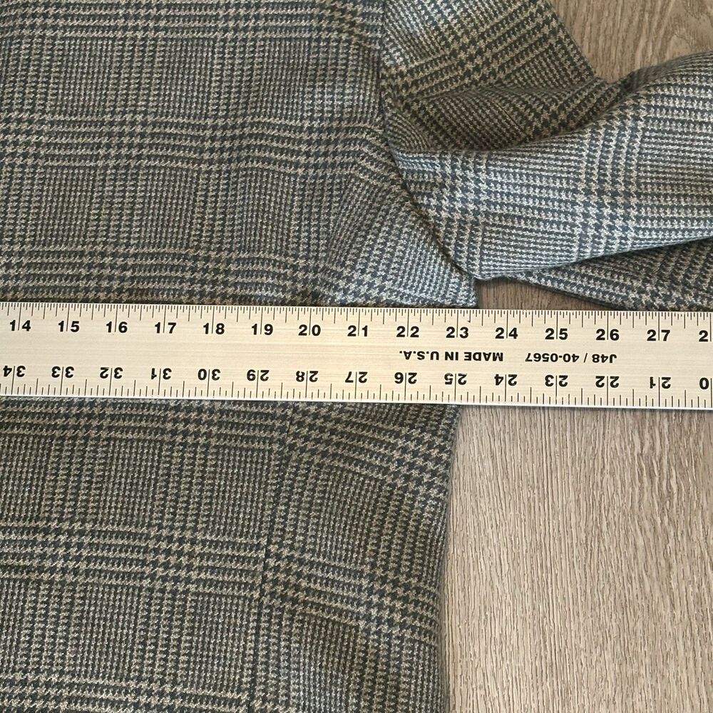 Valentino Uomo Blazer Men's 46R Houndstooth Wool Saks Fifth Avenue Made In Italy - Picture 10 of 10